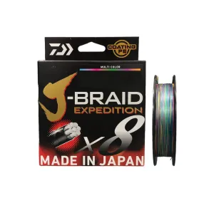 Daiwa J-Braid Expedition X8 Multi Colour