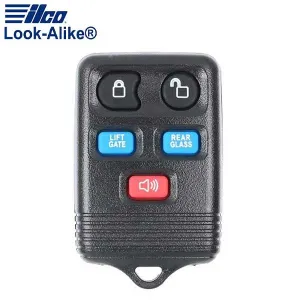 2003-2007 Ford / 5-Button Keyless Entry Remote / PN: 7L1Z-15K601-AA / CWTWB1U551 (AFTERMARKET)