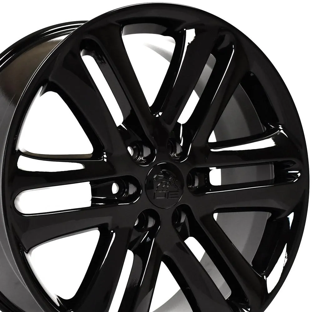 22" Replica FR76 fits Ford F150 22x9 Gloss Black