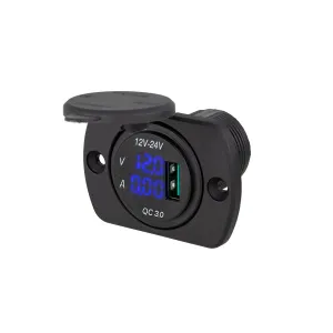 29mm Panel Mount USB   Volt Meter