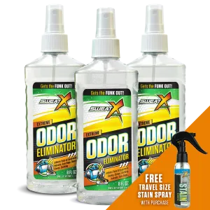 3 Pack Bundle | Sweat X Extreme Odor Eliminator Spray - 8 oz