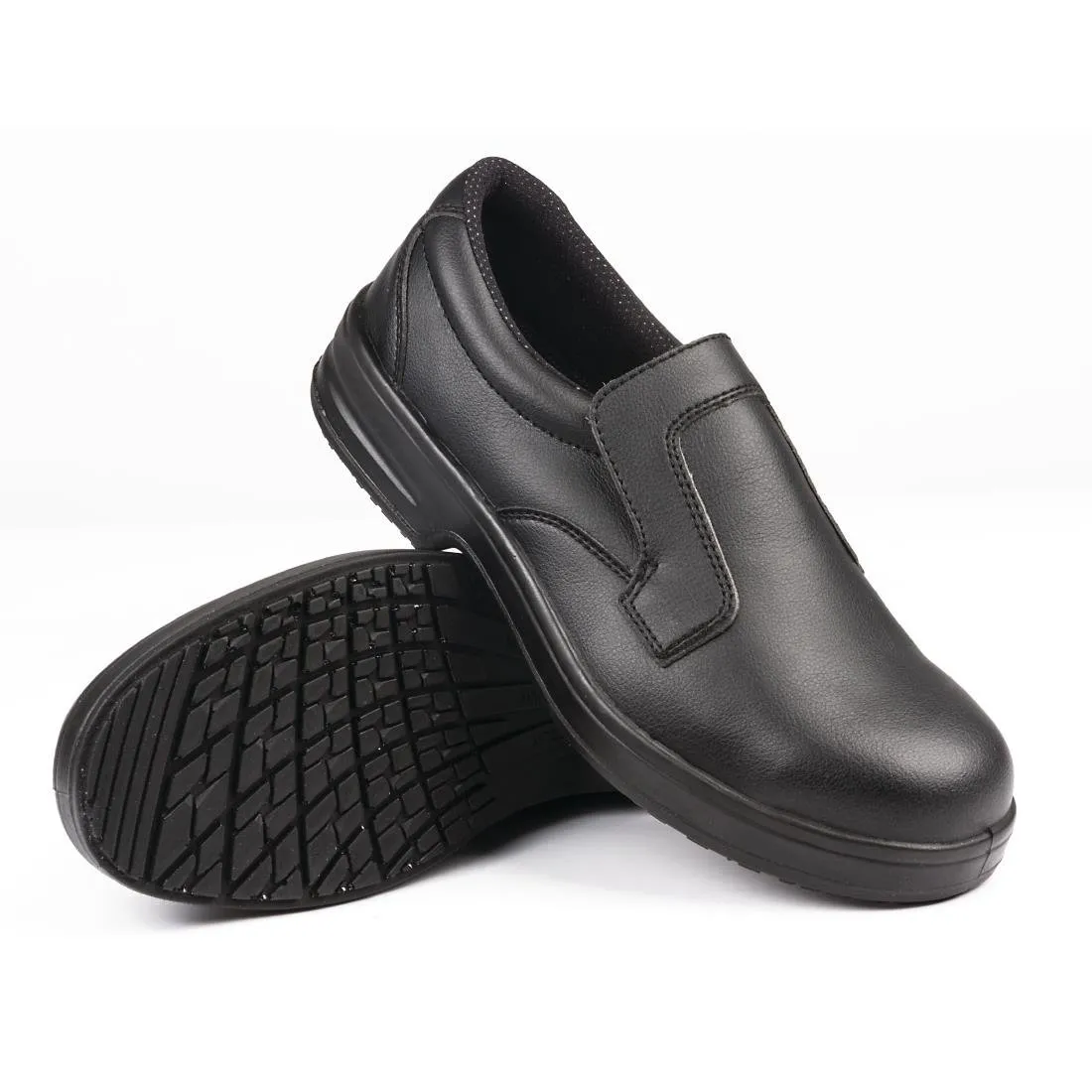 A845-47 Slipbuster Lite Slip On Safety Shoes Black 47