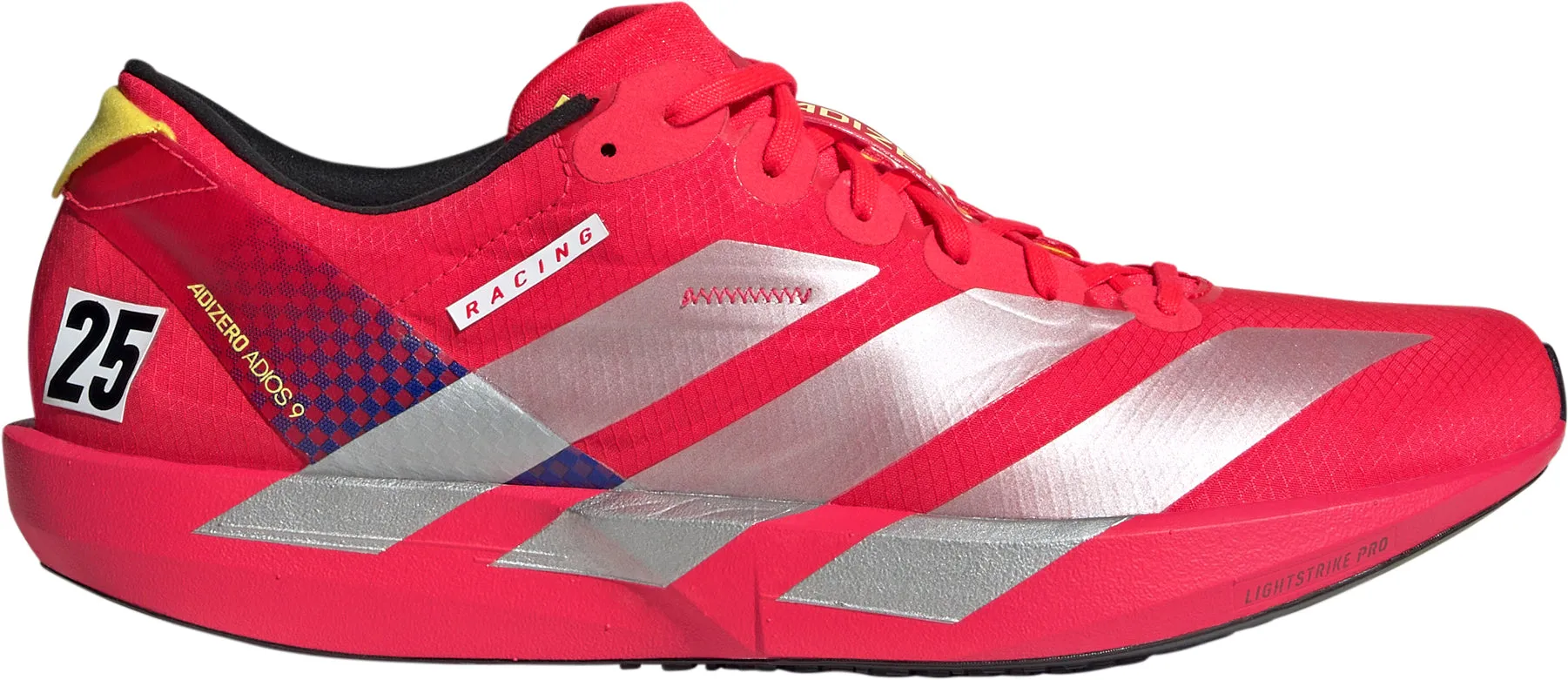 adidas Adizero Adios 9 Mens Running Shoes - Red