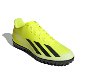 Adidas Adults Astro Turf Boots X Crazyfast Club TF Team Solar Yellow/Core Black/Cloud White