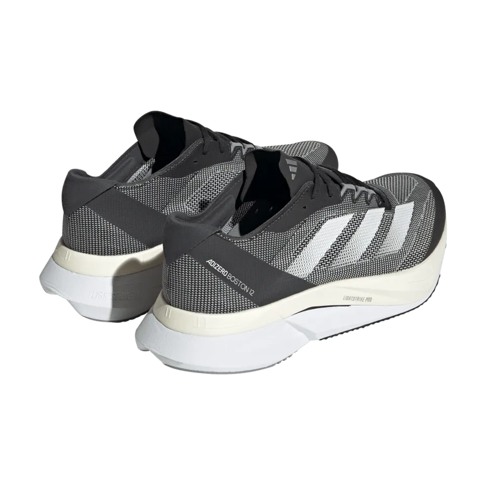 adidas Men's Adizero Boston 12 Core Black/Cloud White/Carbon