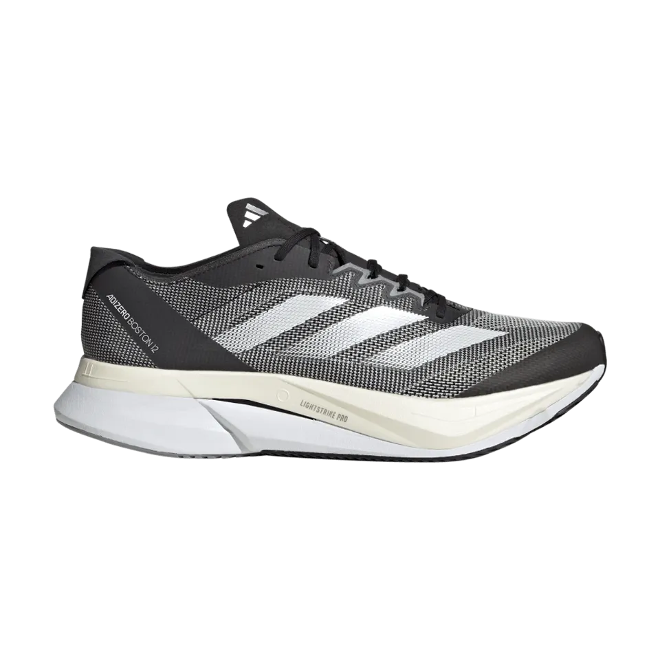 adidas Men's Adizero Boston 12 Core Black/Cloud White/Carbon