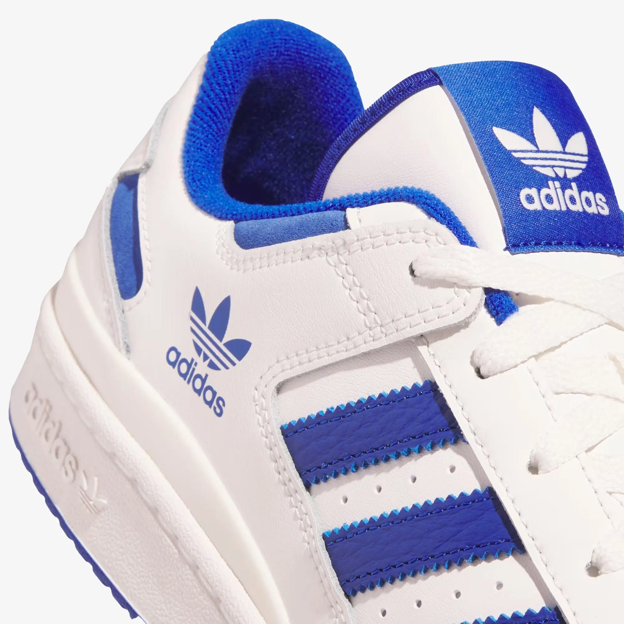 ADIDAS ORIGINALS | FORUM LOW CL { CORE WHITE/ TEAM ROYAL BLUE/ CORE BLUE