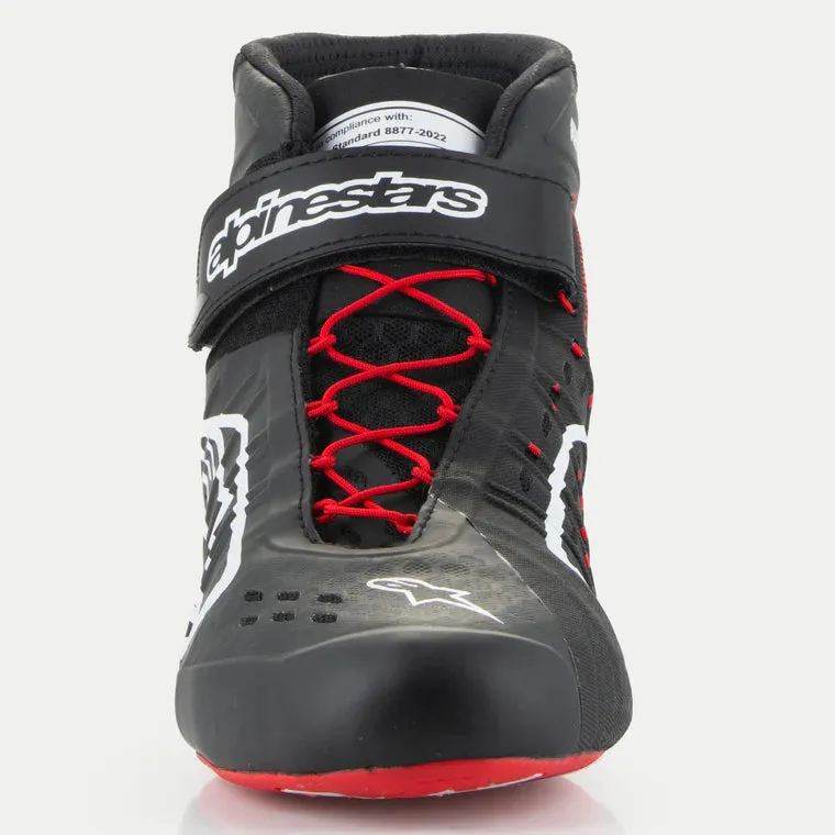 ALPINESTARS 2712124_123_11 Karting shoes TECH-1 KX V3 FIA 8877-2022 - Black / White / Red, Size 11