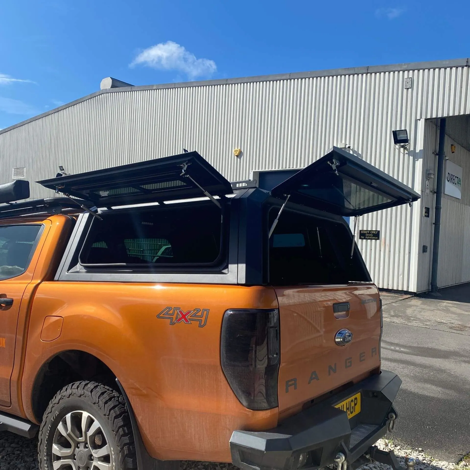 Aluminium Expedition Load Bed Canopy for the Ford Ranger 2022  MK4 T9 (P703) Double Cab