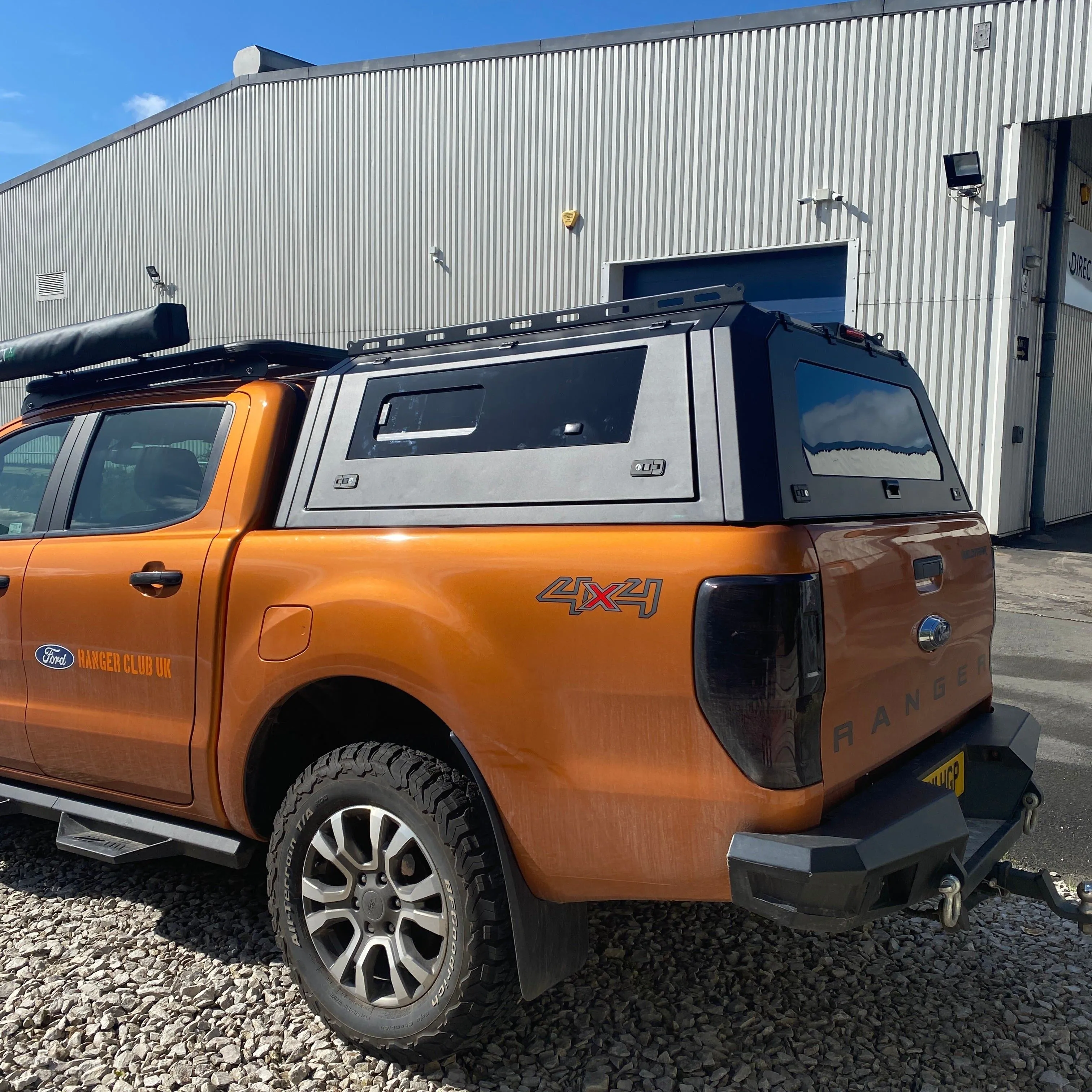 Aluminium Expedition Load Bed Canopy for the Ford Ranger 2022  MK4 T9 (P703) Double Cab