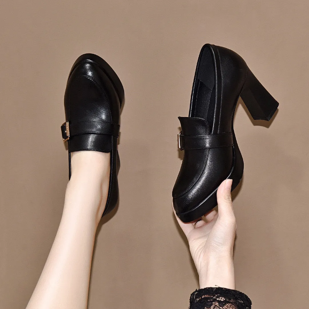 Amara™ - Timeless Heeled Loafers