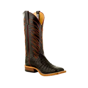 Anderson Men's Bean Black Caiman Belly Boot