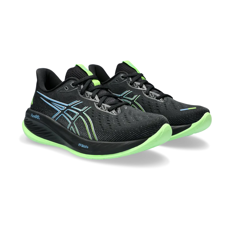 ASICS Men's GEL-CUMULUS 26 Black/Electric Lime