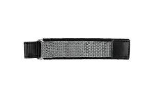 AWB Men's Gray One-Piece Nylon Velcro Wrap Watch Band