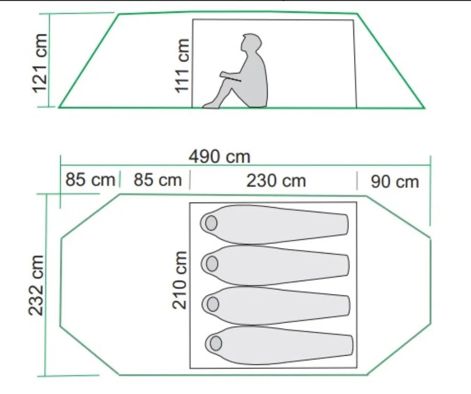 Barents Arctic 4 Expedition Tent