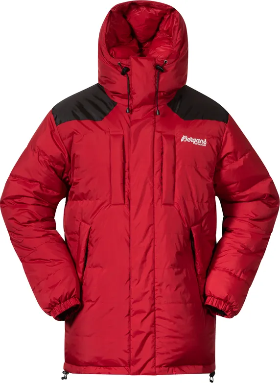 Bergans Unisex Expedition Down Parka Red/Black | Buy Bergans Unisex Expedition Down Parka Red/Black here | Outnorth