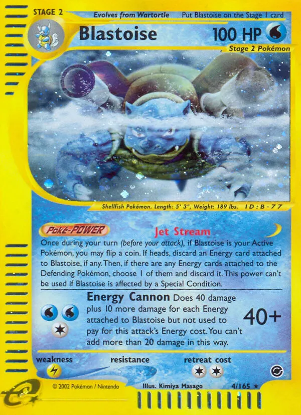 Blastoise (4/165) [Expedition: Base Set]