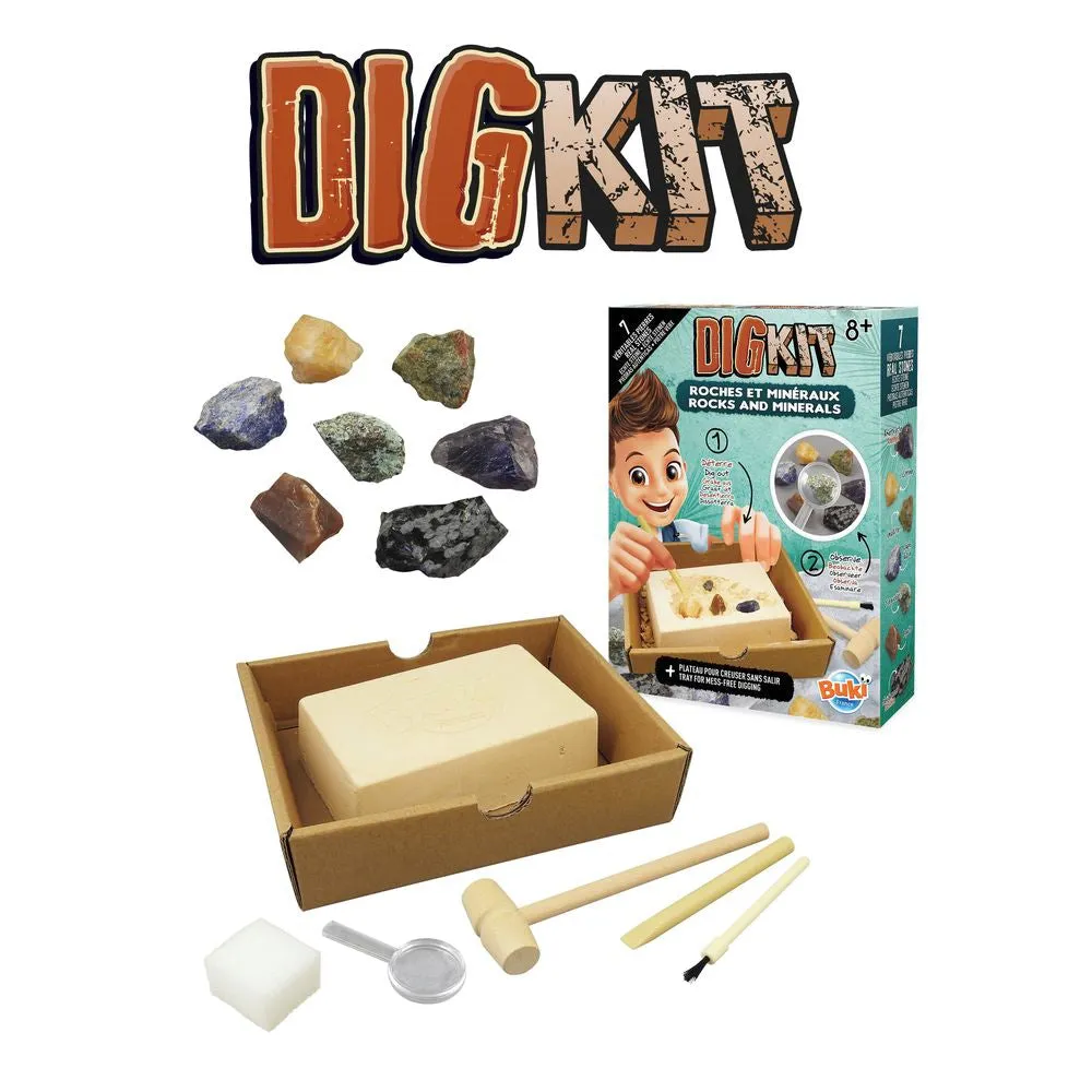 Buki France Dig Kit - Rocks & Minerals