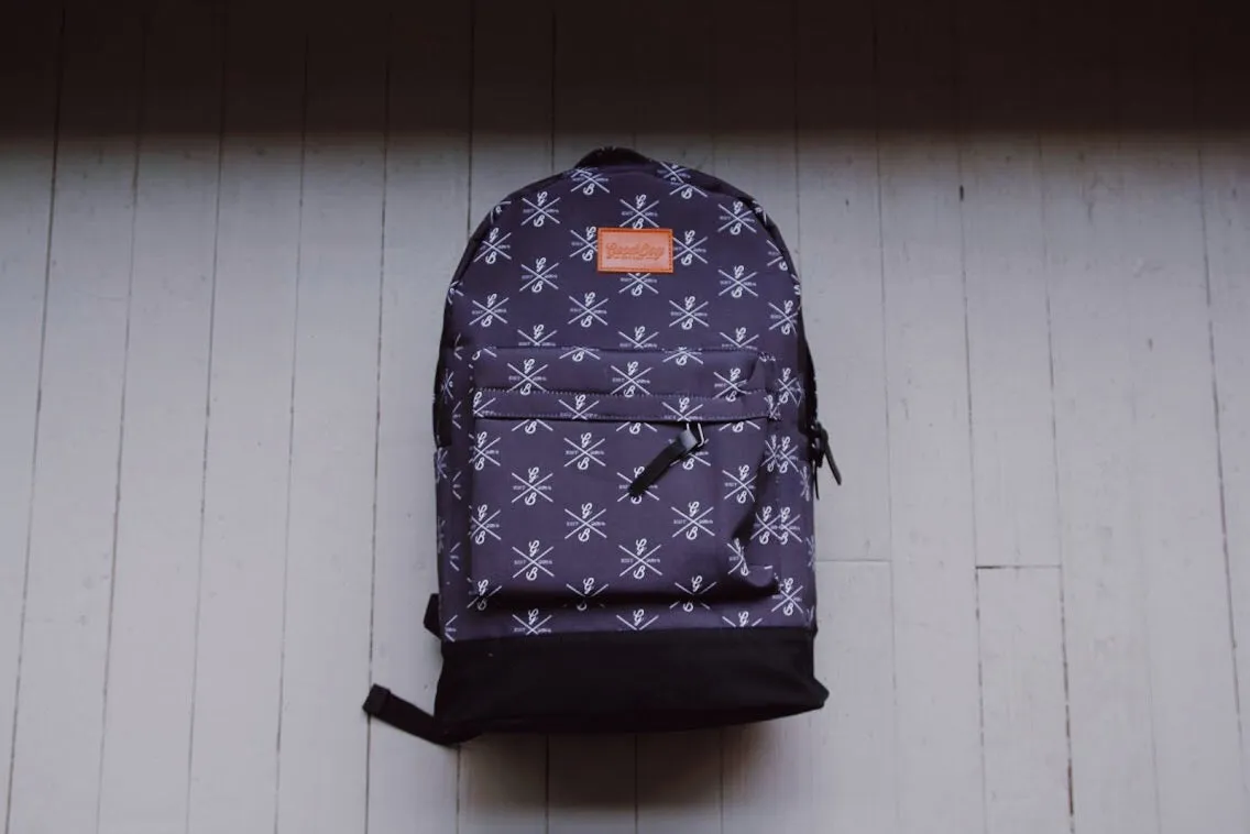 Canvas Black Backpack