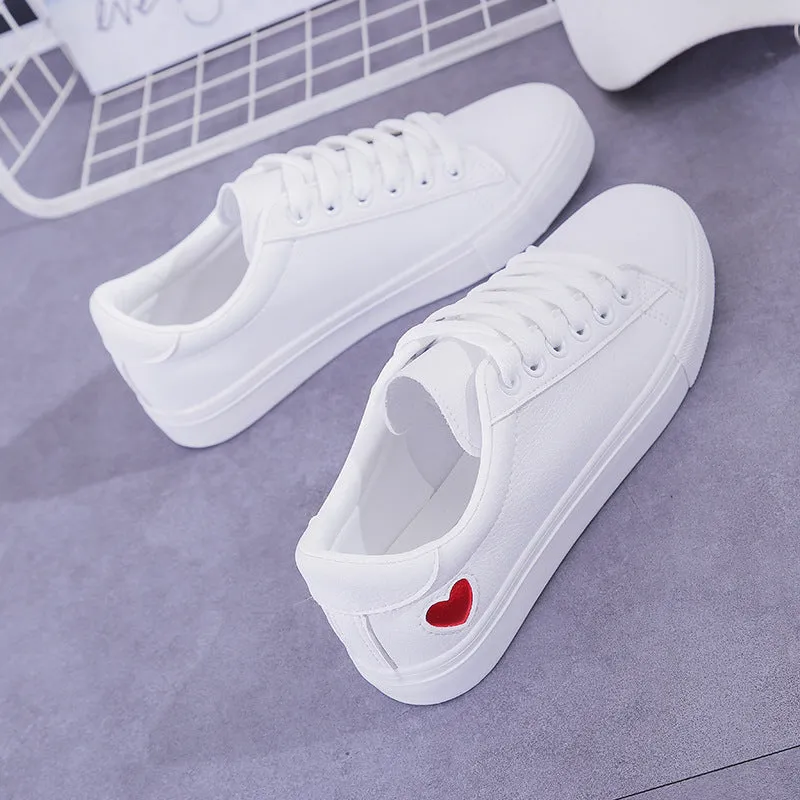 CANVAS HEART SHOES - Women's shoes