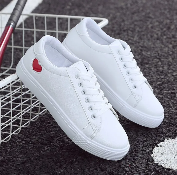 CANVAS HEART SHOES - Women's shoes