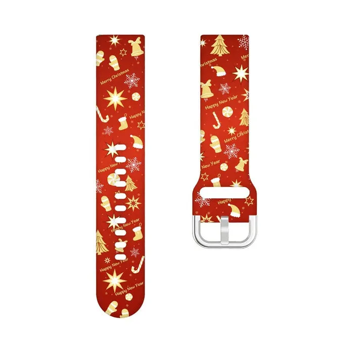 Christmas Watch Straps compatible with the Timex 20mm Range