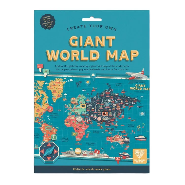 Create your Own Giant World Map