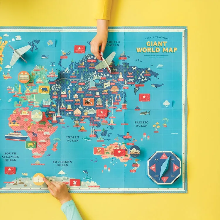 Create your Own Giant World Map