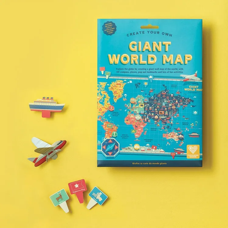 Create your Own Giant World Map