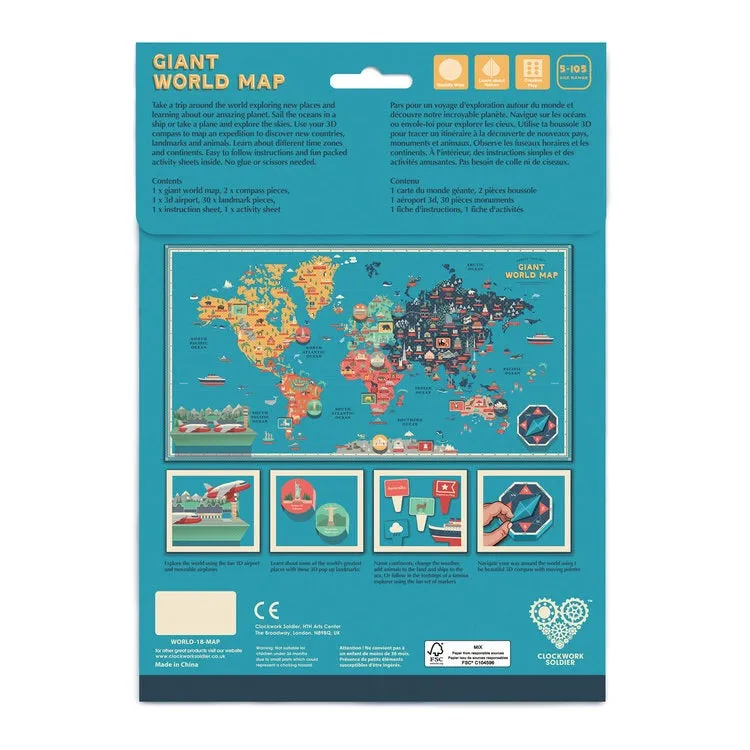 Create your Own Giant World Map