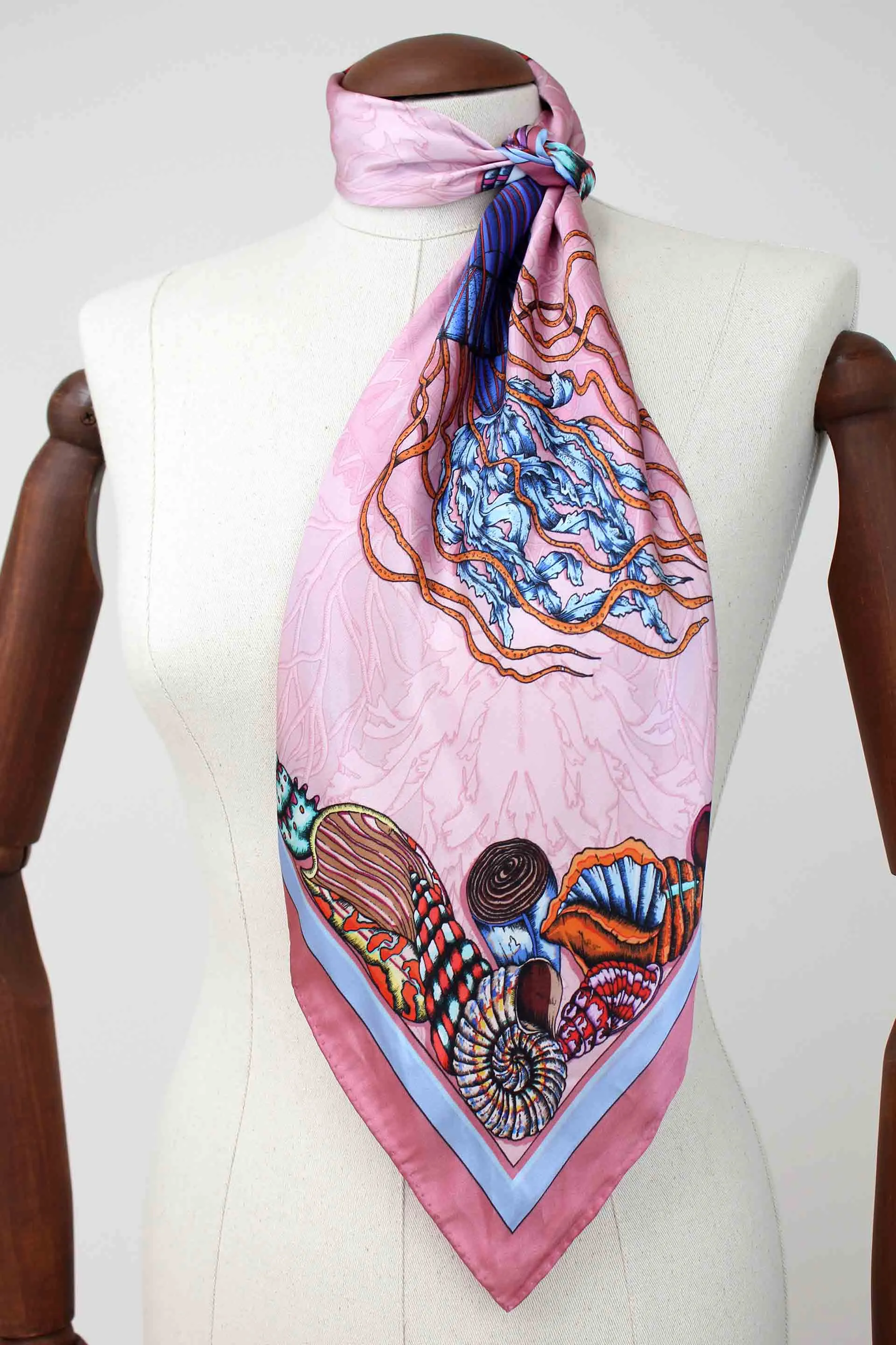 Dancing Jellyfish Pink Scarf