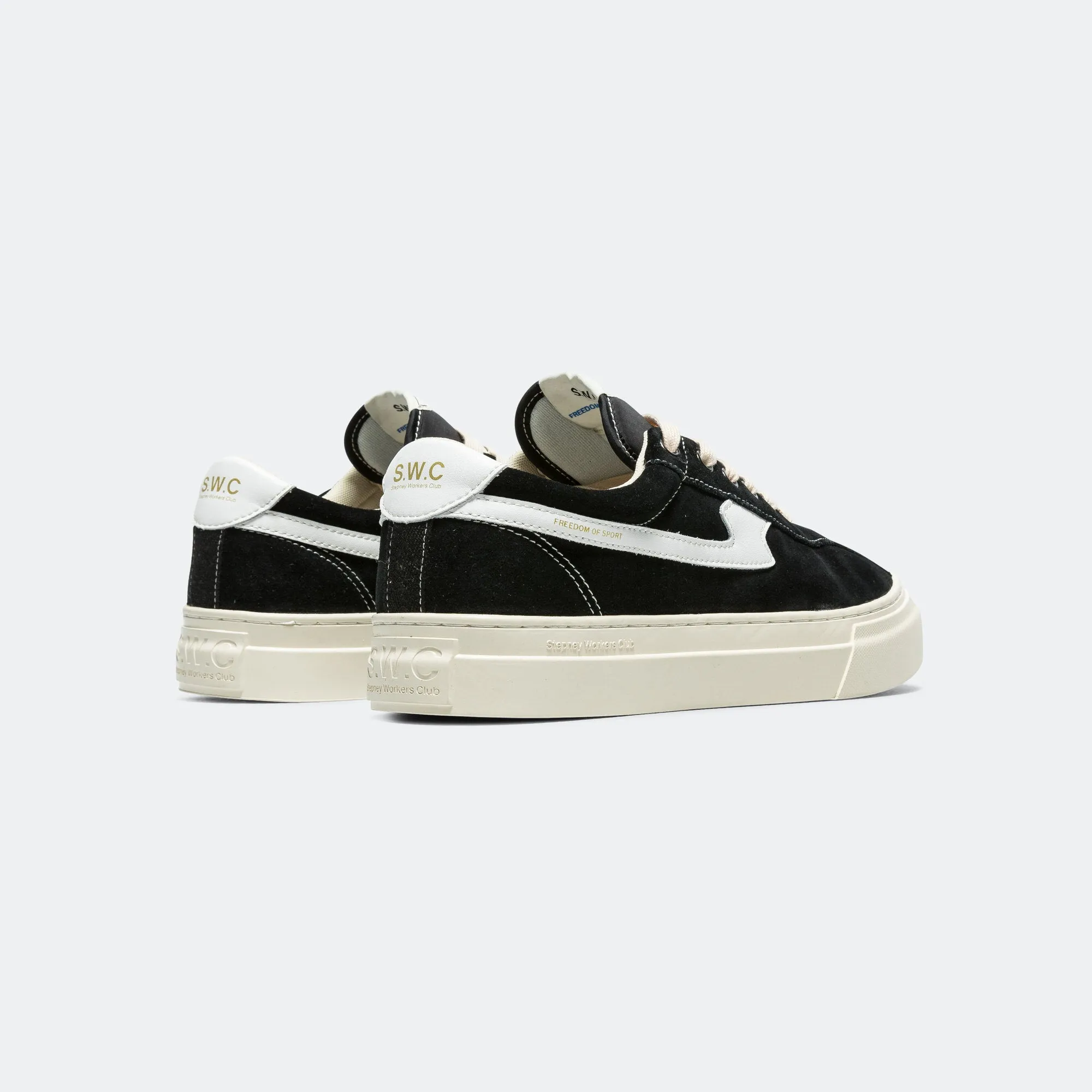 Dellow S-Strike Cup Suede- Black/White