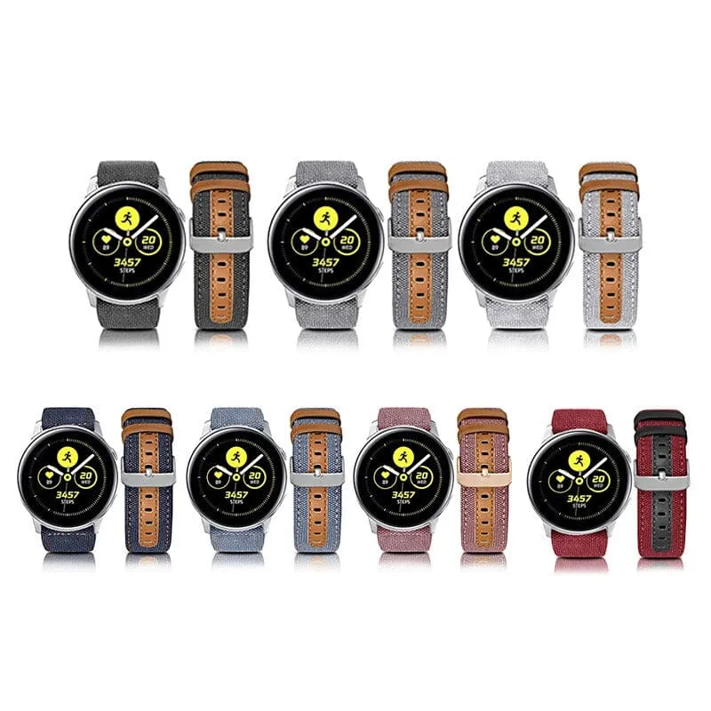 Denim & Leather Watch Straps Compatible with the Timex 20mm Range