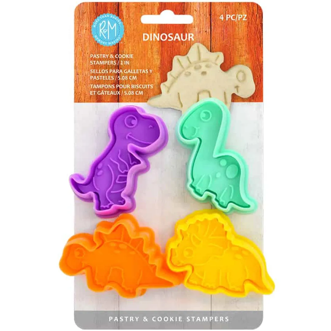 Dinosaur Pastry & Cookies Stampers Set of 4