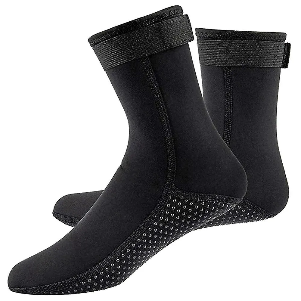 Diving Socks -  Non-slip Adult Warm Patchwork Elasticity Wetsuit Shoes 3mm Neoprene