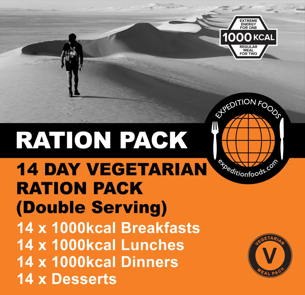 Expedition Foods 14 Day Vegetarian Ration Pack