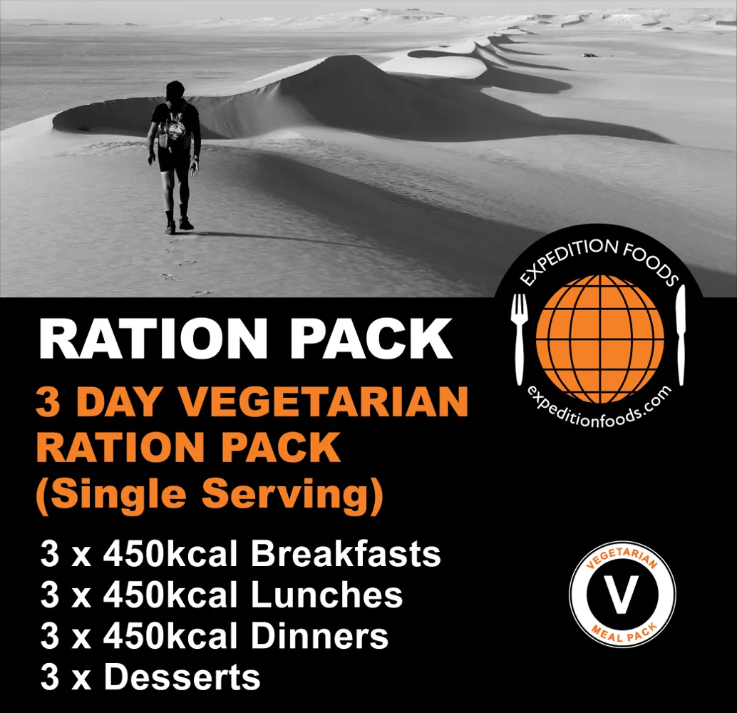 Expedition Foods 3 Day Vegetarian Ration Pack