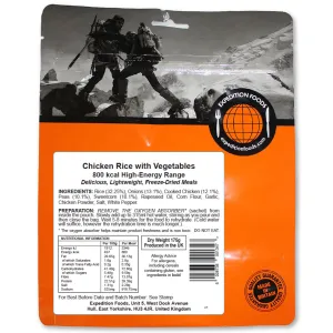 Expedition Foods - Chicken Rice with Vegetables