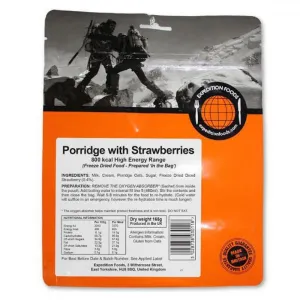 Expedition Foods Porridge with Strawberries (High Energy)