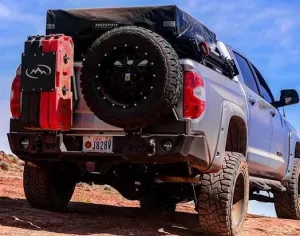 Expedition One - Dual Swing-Out Rear Bumper - 2014  Tundra