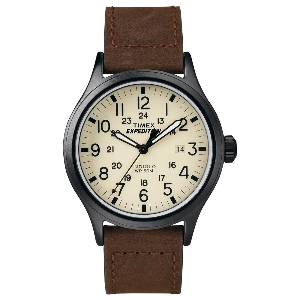 Expedition Scout Date 40mm Leather Band