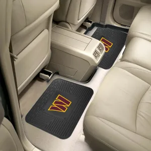 Fanmats Washington Commanders Back Seat Car Utility Mats - 2 Piece Set