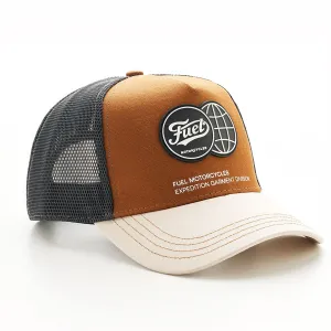 Fuel Logo Brown Cap