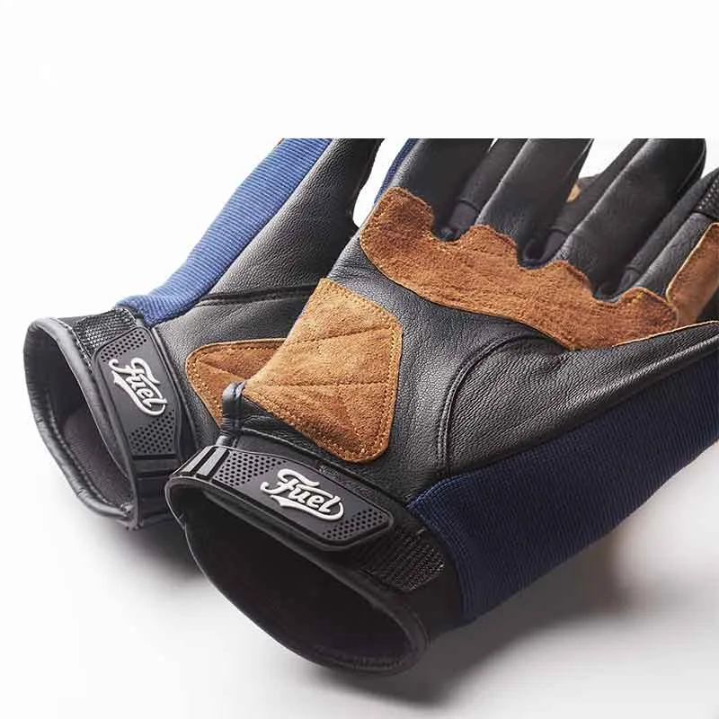 Gants moto ASTRAIL Navy CE | Fuel Motorcycles