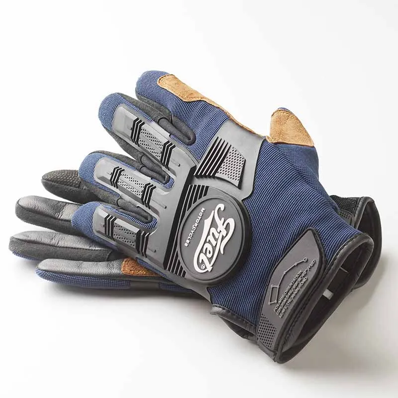 Gants moto ASTRAIL Navy CE | Fuel Motorcycles