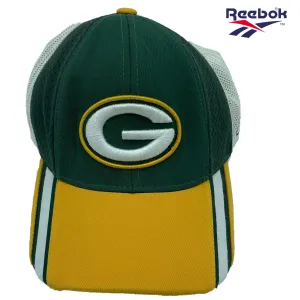 Green Bay Packers Reebok NFL Cap With Mesh One Size