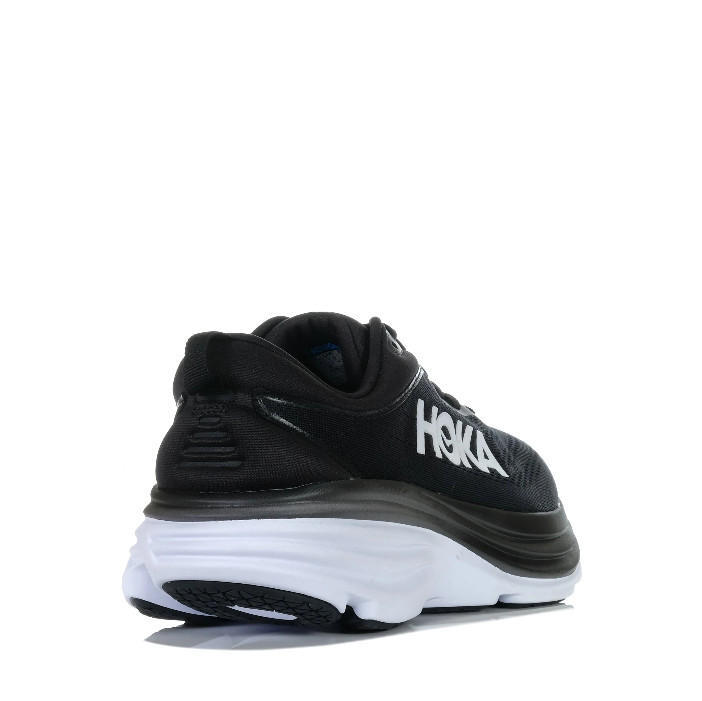 Hoka Bondi 8 Wide Mens Black/White