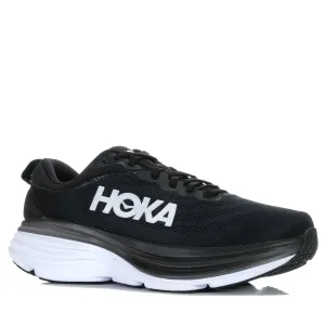 Hoka Bondi 8 Wide Mens Black/White