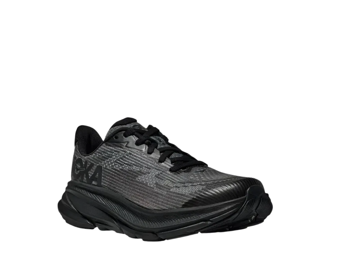 Hoka Youth Trainer Clifton 9 Black/Carbon Black