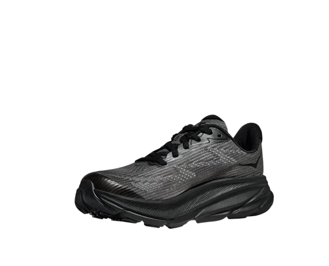 Hoka Youth Trainer Clifton 9 Black/Carbon Black